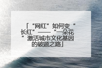 “网红”如何变“长红”——“一朵花”激活城市文化基因的破题之路