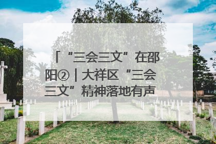 “三会三文”在邵阳②｜大祥区“三会三文”精神落地有声 以实干实绩助力区域高质量发展