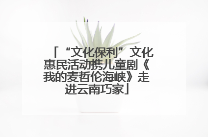 “文化保利”文化惠民活动携儿童剧《我的麦哲伦海峡》走进云南巧家