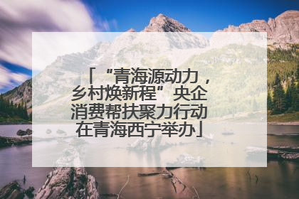 “青海源动力，乡村焕新程”央企消费帮扶聚力行动在青海西宁举办