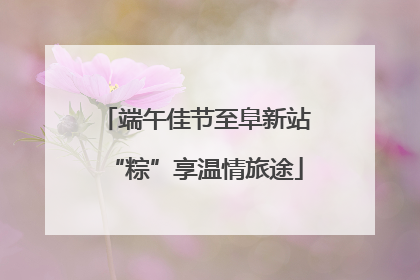 端午佳节至阜新站“粽”享温情旅途