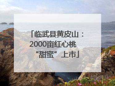 临武县黄皮山：2000亩红心桃“甜蜜”上市