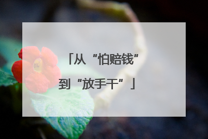 从“怕赔钱”到“放手干”
