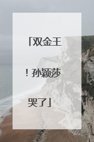 双金王！孙颖莎哭了