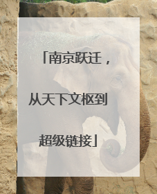 南京跃迁，从天下文枢到超级链接