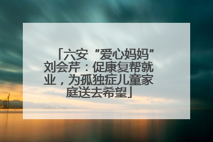 六安“爱心妈妈”刘会芹：促康复帮就业，为孤独症儿童家庭送去希望