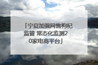 宁夏加强网售枸杞监管 常态化监测20家电商平台