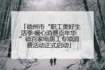 德州市“职工美好生活季·暖心消费嘉年华”德百家电惠工专项消费活动正式启动