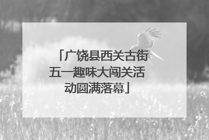 广饶县西关古街五一趣味大闯关活动圆满落幕