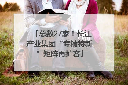 总数27家！长江产业集团“专精特新”矩阵再扩容