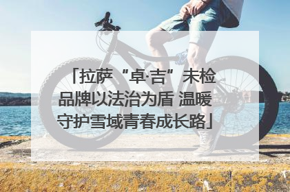 拉萨“卓·吉”未检品牌以法治为盾 温暖守护雪域青春成长路