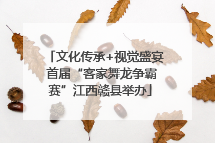 文化传承+视觉盛宴 首届“客家舞龙争霸赛”江西赣县举办