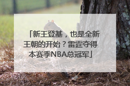 新王登基，也是全新王朝的开始？雷霆夺得本赛季NBA总冠军