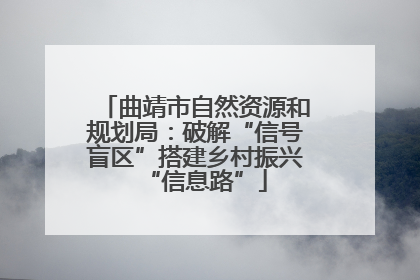 曲靖市自然资源和规划局：破解“信号盲区”搭建乡村振兴“信息路”
