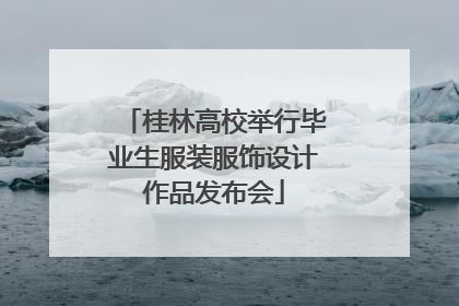 桂林高校举行毕业生服装服饰设计作品发布会