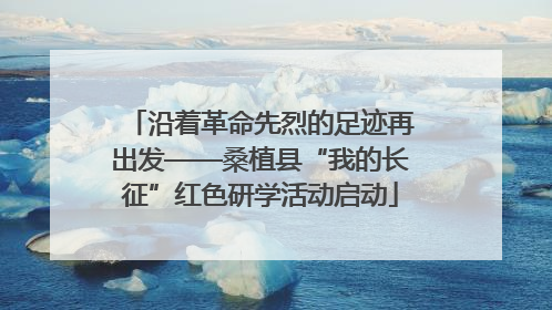 沿着革命先烈的足迹再出发——桑植县“我的长征”红色研学活动启动