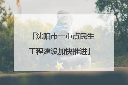 沈阳市一重点民生工程建设加快推进