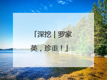 深挖｜罗家英，珍重！