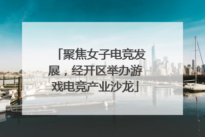 聚焦女子电竞发展，经开区举办游戏电竞产业沙龙