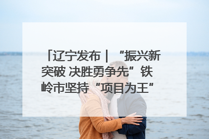 辽宁发布｜“振兴新突破 决胜勇争先”铁岭市坚持“项目为王”推进经济高质量发展