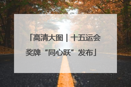高清大图｜十五运会奖牌“同心跃”发布