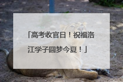 高考收官日！祝福洛江学子圆梦今夏！