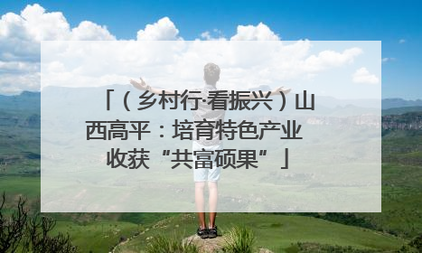 （乡村行·看振兴）山西高平：培育特色产业 收获“共富硕果”