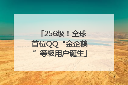 256级！全球首位QQ“金企鹅”等级用户诞生